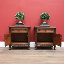Load image into Gallery viewer, x SOLD Pair of Antique Lamp Tables, Antique French Bedside Tables, Bedside Cabinets B11039