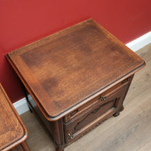 Load image into Gallery viewer, x SOLD Pair of Antique Lamp Tables, Antique French Bedside Tables, Bedside Cabinets B11039