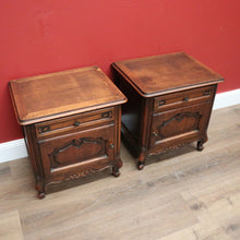 Load image into Gallery viewer, x SOLD Pair of Antique Lamp Tables, Antique French Bedside Tables, Bedside Cabinets B11039
