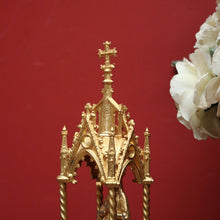 Load image into Gallery viewer, x SOLD Antique Gilt Madonna, Virgin Mary in Reliquary or Fereter. Religious Gilt Statue B11041