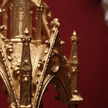 Load image into Gallery viewer, x SOLD Antique Gilt Madonna, Virgin Mary in Reliquary or Fereter. Religious Gilt Statue B11041