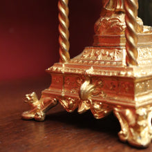 Load image into Gallery viewer, x SOLD Antique Gilt Madonna, Virgin Mary in Reliquary or Fereter. Religious Gilt Statue B11041