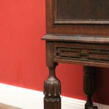 Load image into Gallery viewer, x SOLD Antique English Plant Stand, Oak Jardinière Stand, Raised Pot Plant Holder Stand B11077