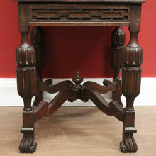 Load image into Gallery viewer, x SOLD Antique English Plant Stand, Oak Jardinière Stand, Raised Pot Plant Holder Stand B11077