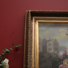 Load image into Gallery viewer, x SOLD Flower Oil Painting Framed Oil on canvas Still Life Oil Flowers in a Vase or Urn B365