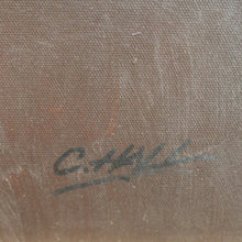 Load image into Gallery viewer, x SOLD Flower Oil Painting Framed Oil on canvas Still Life Oil Flowers in a Vase or Urn B365