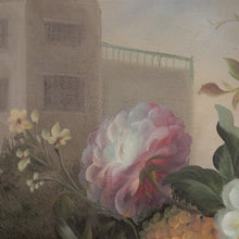 Load image into Gallery viewer, x SOLD Flower Oil Painting Framed Oil on canvas Still Life Oil Flowers in a Vase or Urn B365