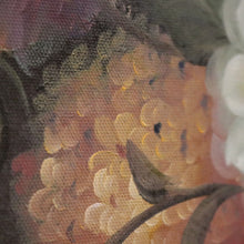 Load image into Gallery viewer, x SOLD Flower Oil Painting Framed Oil on canvas Still Life Oil Flowers in a Vase or Urn B365