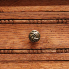 Load image into Gallery viewer, x SOLD Antique French Oak Marble Bedside Table. French Lamp Table with Cupboard to Base