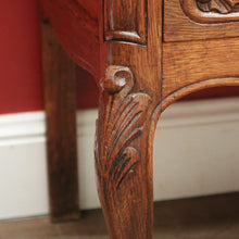 Load image into Gallery viewer, x SOLD Vintage French Chest of Drawers, Three Drawer Hall Cupboard Chest, Carved Detail B10881