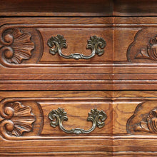 Load image into Gallery viewer, x SOLD Vintage French Chest of Drawers, Three Drawer Hall Cupboard Chest, Carved Detail B10881