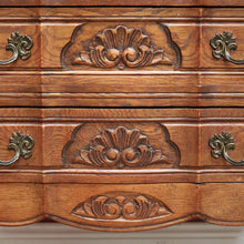 Load image into Gallery viewer, x SOLD Vintage French Chest of Drawers, Three Drawer Hall Cupboard Chest, Carved Detail B10881