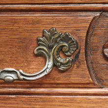 Load image into Gallery viewer, x SOLD Vintage French Chest of Drawers, Three Drawer Hall Cupboard Chest, Carved Detail B10881
