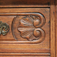 Load image into Gallery viewer, x SOLD Vintage French Chest of Drawers, Three Drawer Hall Cupboard Chest, Carved Detail B10881
