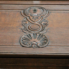 Load image into Gallery viewer, x SOLD Vintage French Bookcase Bureau, Writing Bureau Desk with Bookcase to the Top 10838