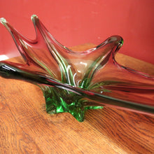 Load image into Gallery viewer, Antique French Glass Bowl or Vase - Murano-Style Mid-Century Dish. B11645

