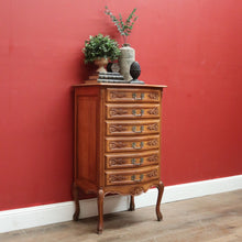 Load image into Gallery viewer, x SOLD Vintage French Six-Drawer Lingerie Chest, Chest of Drawers, 6 Drawer Chest. B11560
