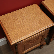 Load image into Gallery viewer, Pair of Vintage French Bedside Cabinets or Bedside Tables, Lamp Tables. B11537
