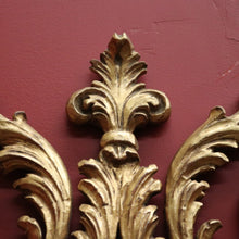 Load image into Gallery viewer, x SOLD Grand Antique French Gilt Mirror with Feather Detail to the Top, Bevelled Mirror. B11347

