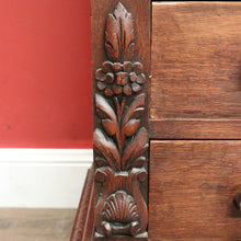 Load image into Gallery viewer, x SOLD Antique French Oak Double Chest of Drawers, Lockable File Cabinet Office Cupboard. B12057
