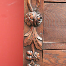 Load image into Gallery viewer, Antique French Oak Double Chest of Drawers, Lockable File Cabinet Office Cupboard. B12057
