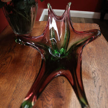Load image into Gallery viewer, Antique French Glass Bowl or Vase - Murano-Style Mid-Century Dish. B11645
