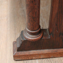 Load image into Gallery viewer, x SOLD Antique French Church Pew, Antique Oak Church or Gothic Hall Seat, Verandah Chair B11540
