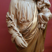 Load image into Gallery viewer, x SOLD Antique Ceramic-Chalk or plaster Sculpture Statue or Figurine, Home Worship or Devotion. B11726

