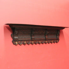 Load image into Gallery viewer, x SOLD Antique French Oak Coat Rack, Seven Hook, Carved Lion&#39;s Head Coat Rack. B11327
