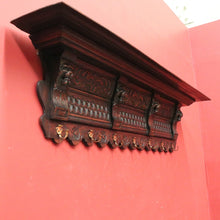 Load image into Gallery viewer, x SOLD Antique French Oak Coat Rack, Seven Hook, Carved Lion&#39;s Head Coat Rack. B11327
