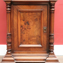 Load image into Gallery viewer, x SOLD Antique French Hall or Side Cabinet, Walnut, Burr Walnut and Marble Lamp Table. B11695
