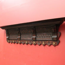Load image into Gallery viewer, x SOLD Antique French Oak Coat Rack, Seven Hook, Carved Lion&#39;s Head Coat Rack. B11327
