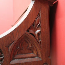 Load image into Gallery viewer, x SOLD Antique French Church Pew, Antique Oak Church or Gothic Hall Seat, Verandah Chair B11540
