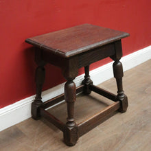 Load image into Gallery viewer, x SOLD Antique French Country Farmhouse Stool or Seat, Milking Chair or Seat. B11436
