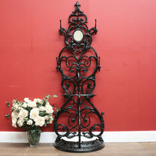 Load image into Gallery viewer, x SOLD Antique French Cast Iron Umbrella Stand, Coat Rack, Hat Hooks. B11531

