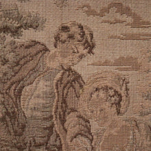 Load image into Gallery viewer, Antique French Aubusson Hand-made Tapestry in the Original Oak Frame. B11343
