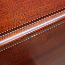 Load image into Gallery viewer, Vintage Australian Cedar Drop Leaf Drinks Trolley Side Table with End Drawers. B13143
