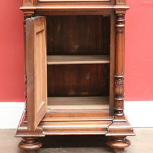 Load image into Gallery viewer, x SOLD Antique French Hall or Side Cabinet, Walnut, Burr Walnut and Marble Lamp Table. B11695

