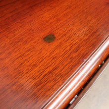 Load image into Gallery viewer, Vintage Australian Cedar Drop Leaf Drinks Trolley Side Table with End Drawers. B13143
