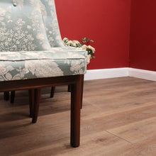 Load image into Gallery viewer, x SOLD Set of Six Vintage Dinning Chairs or Kitchen Chairs, High Back, Cushion Seat Comfort, Peacock Design. B11989
