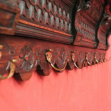 Load image into Gallery viewer, x SOLD Antique French Oak Coat Rack, Seven Hook, Carved Lion&#39;s Head Coat Rack. B11327
