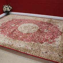 Load image into Gallery viewer, Large Handmade Hali Silk Kashan Rug by Hali Exclusive Handmade Rugs. B13131
