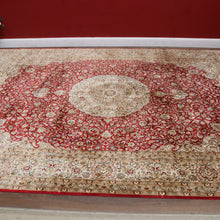 Load image into Gallery viewer, Large Handmade Hali Silk Kashan Rug by Hali Exclusive Handmade Rugs. B13131
