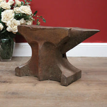 Load image into Gallery viewer, x SOLD Antique French Anvil, Blacksmith&#39;s Anvil, Forged Iron Church Window Anvil. B10576
