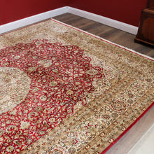 Load image into Gallery viewer, Large Handmade Hali Silk Kashan Rug by Hali Exclusive Handmade Rugs. B13131
