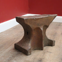 Load image into Gallery viewer, x SOLD Antique French Anvil, Blacksmith&#39;s Anvil, Forged Iron Church Window Anvil. B10576
