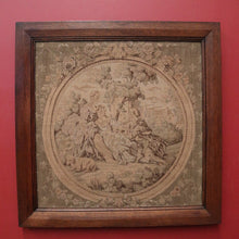 Load image into Gallery viewer, Antique French Aubusson Hand-made Tapestry in the Original Oak Frame. B11496
