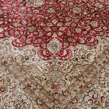 Load image into Gallery viewer, Large Handmade Hali Silk Kashan Rug by Hali Exclusive Handmade Rugs. B13131
