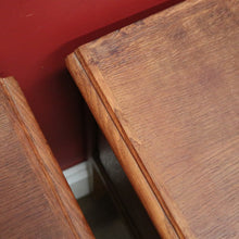 Load image into Gallery viewer, Pair of French Lamp Tables or Bedside Tables with Cupboard Storage, French Oak. B11966
