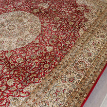 Load image into Gallery viewer, Large Handmade Hali Silk Kashan Rug by Hali Exclusive Handmade Rugs. B13131
